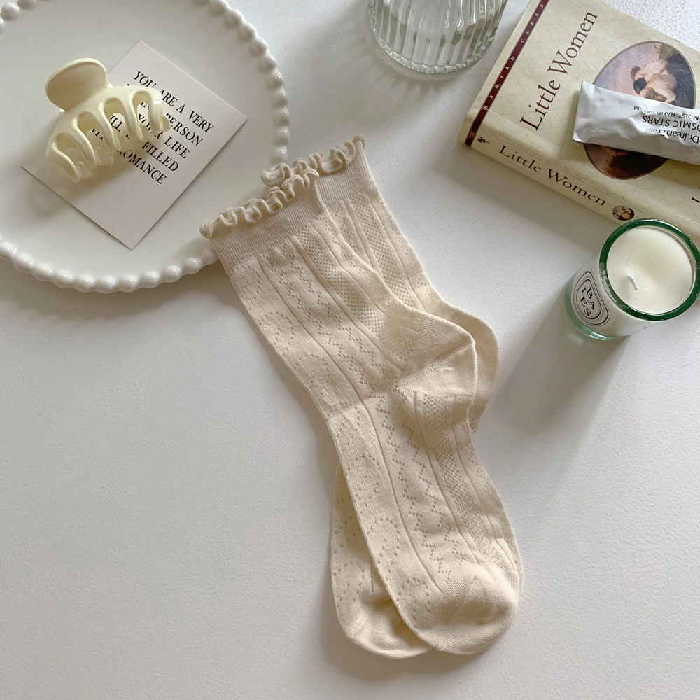 Cotton Durable Knitting Comfortable Women Happy Tight Fitting Casual Deodorization Antibacterial Sock