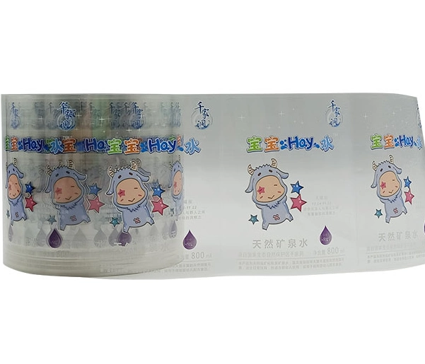 Benutzerdefinierte selbstklebende Mineralwasserflaschen Etiketten transparent für Plastikflasche Wasserdicht