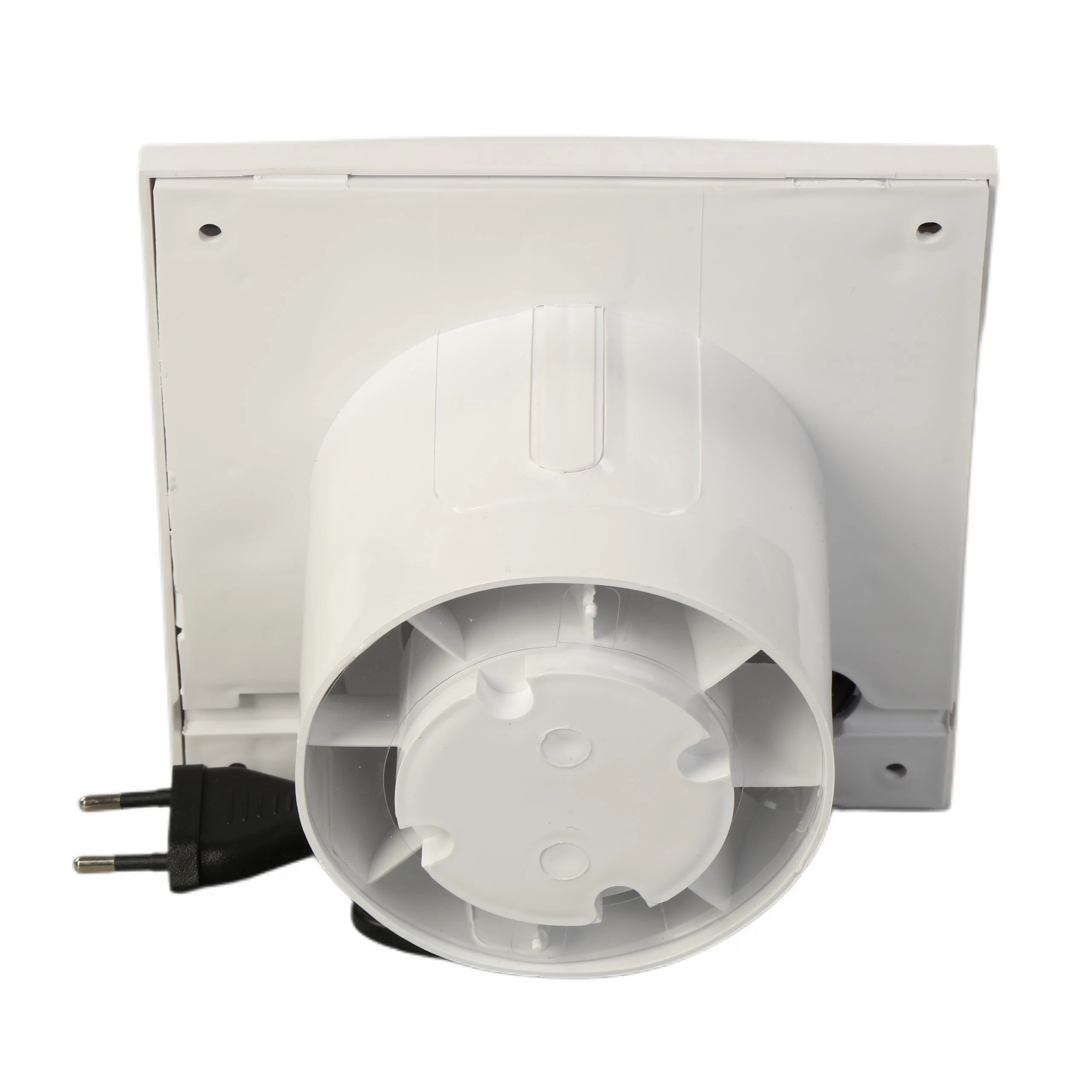 4 6 Inch Plastic Square Ventilation Kitchen Low Noise Exhaust Fan Bathroom Exhaust Fan with LED Light