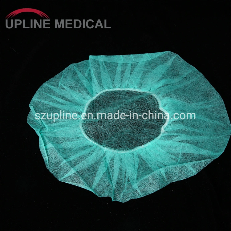 Disposable Non-Woven Clip Cap/Strip Cap/Nurse Cap with Elastic