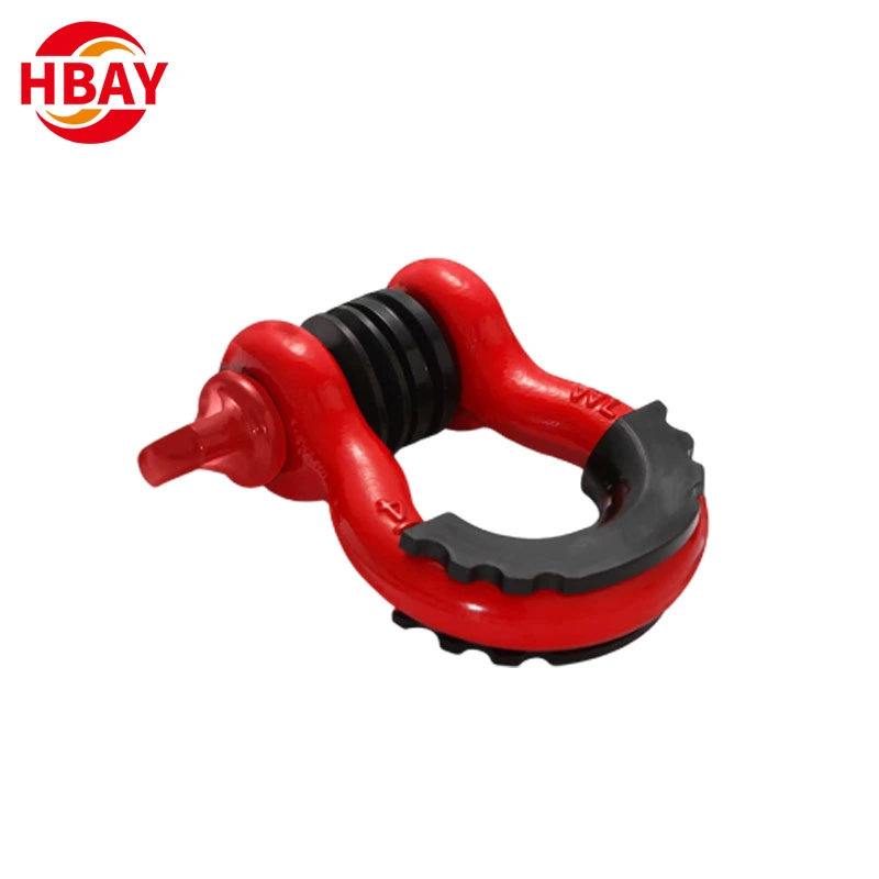 G209 2ton Quality Security Alloy Steel Galvanized Bow Shackles for Retail Industry