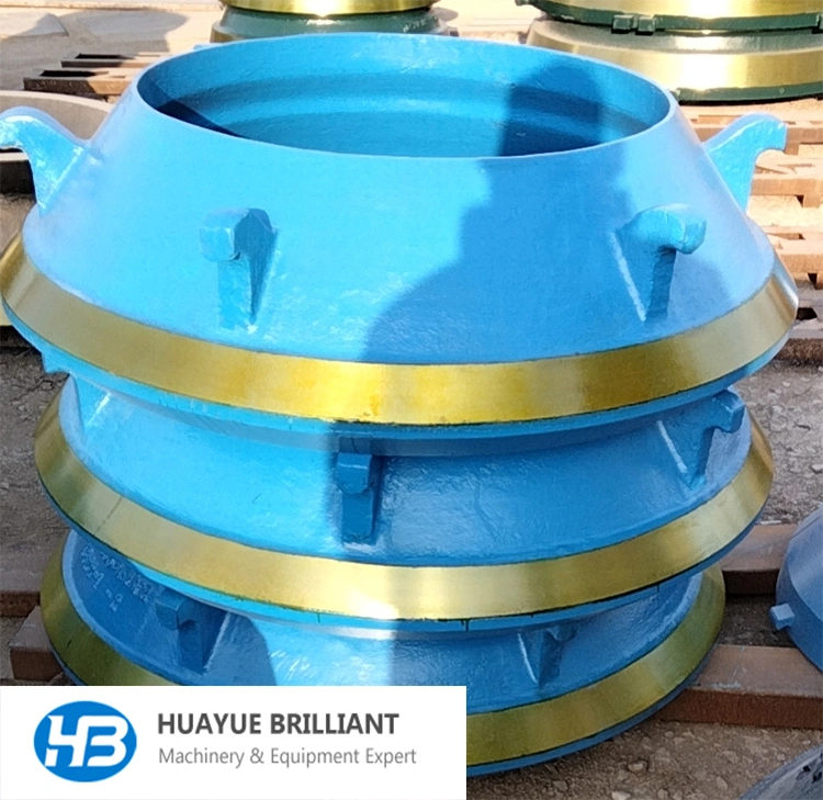 4 1/4FT Short Head Cone Crusher Parts Concave Mantle Manganese Parts