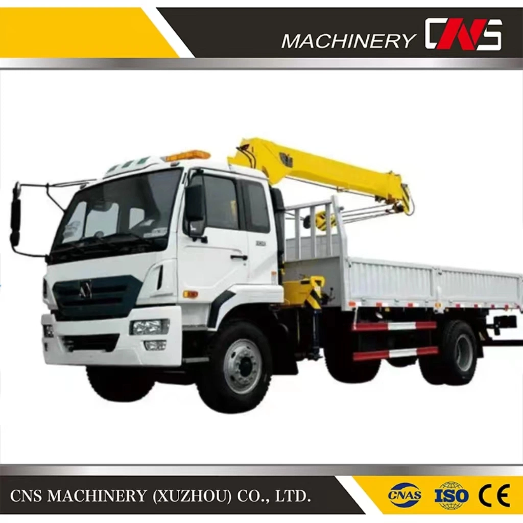 Fábrica de Marca China Venta CNS Lorry Crane 16 Ton Hydraulic Grúa montada en camión de pluma Precio barato para la venta