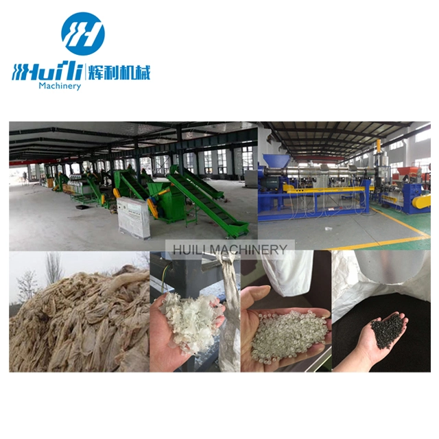 Automatic Crushing PP PE LDPE Waste Film Plastic Granulating Factory Price Plastic PP PE Film Granulator or Pelletzing Extruder Machine for Plastic Granules