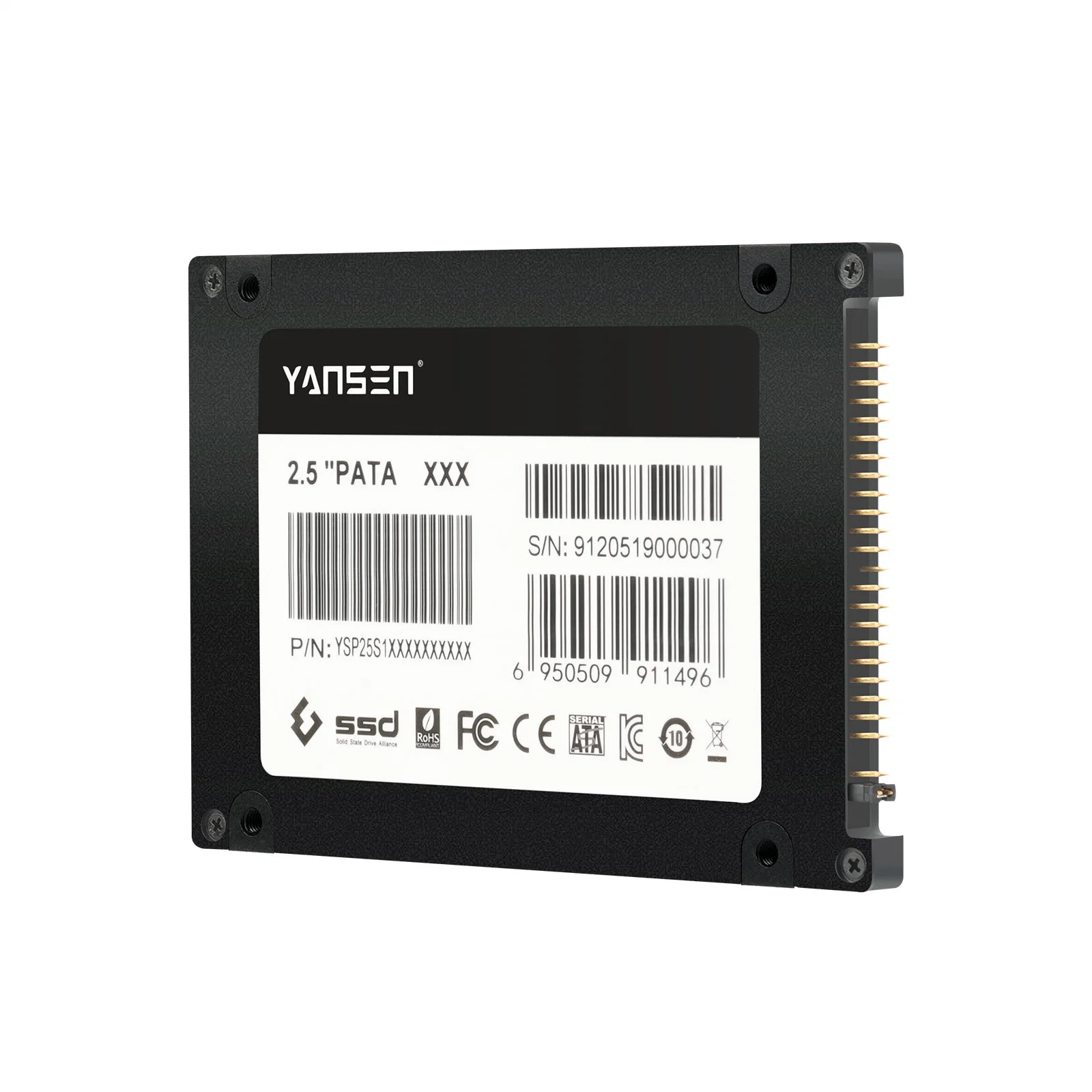 Yansen 2,5 polegadas/IDE PATA SLC/SSD MLC SSD interno de alta velocidade para sistemas incorporados e todos os PCS multifuncional