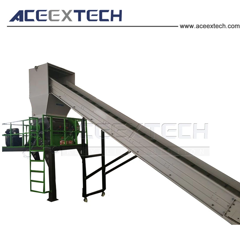 Low Noise Plastic Pet PP PE PVC Bottle Crusher / Shredder Machine for Recycle Waste Materials