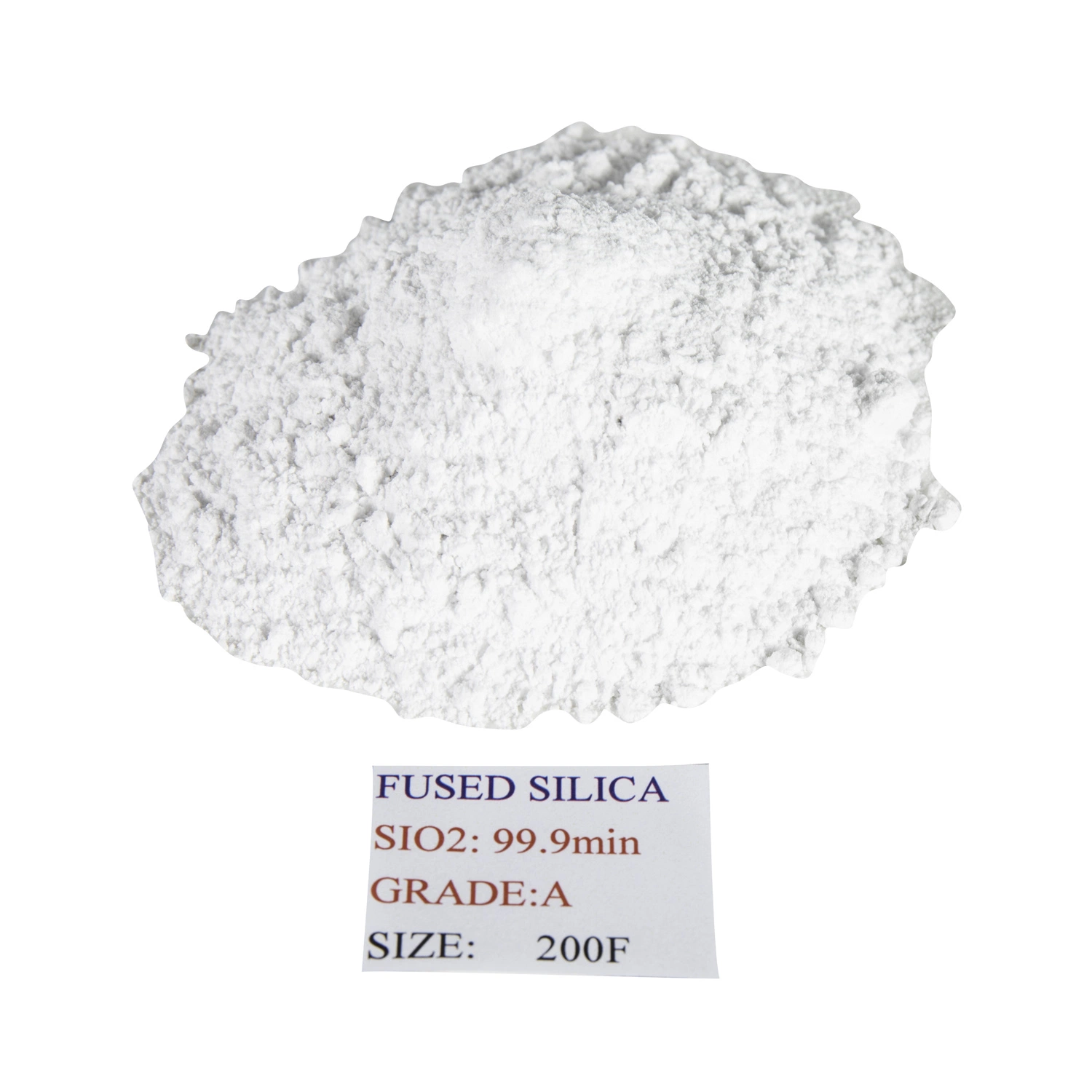 A Grade 200f White Fused Silica Powder as Precision Casting with Sio2 99.9%