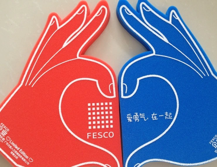 Colorful Cheering Hand Hotsale Promotion Cheerful EVA Hands