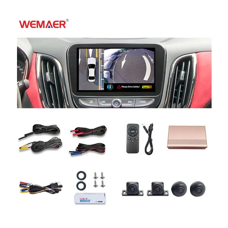 OEM Wemaer 3D 360 HD Visão Noturna Ave panorâmica Vista Carro do Monitor do Sistema de Câmara