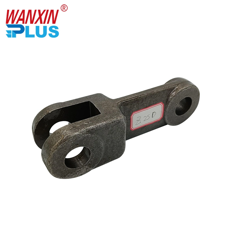 High Precion Pitch 142/150/160/200/250 Wanxin/Customized Hubei Stainless Steel Welded Scraper Chain Factory