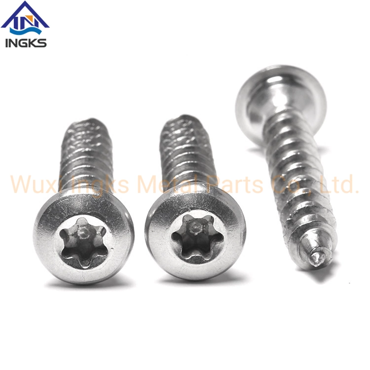 Customized Self Tapping Screw Torx Oval Head with Shoulder Security Screw for Metal