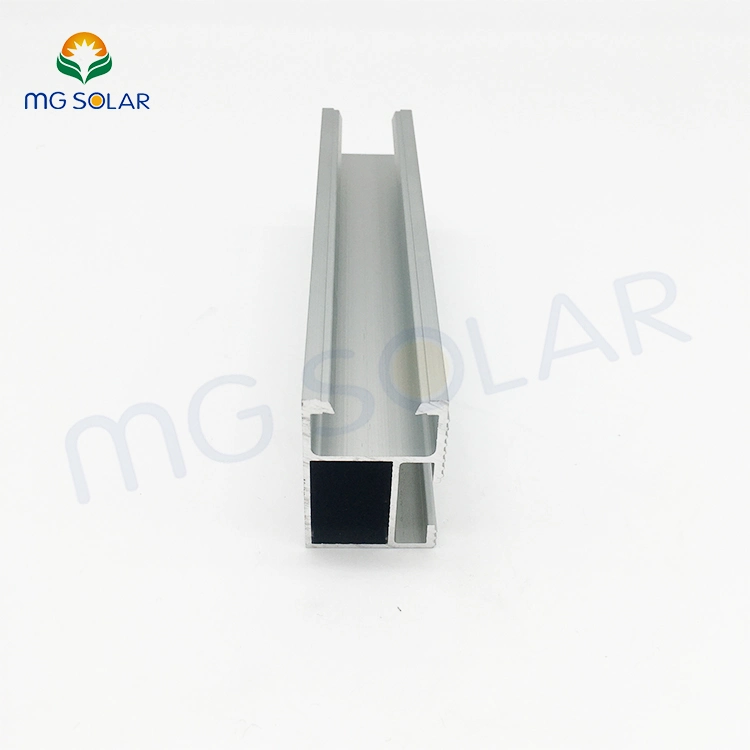 Solar Energy System Aluminum Rail BIPV Mounting Rail for Solar Panel Racks