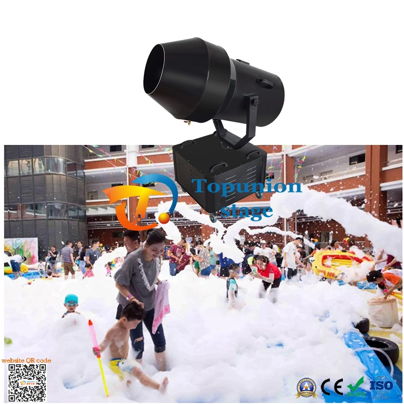 3000W Outdoor Amusement Water Park Equipment Vertical Style Stage Party Jet Foam Machine