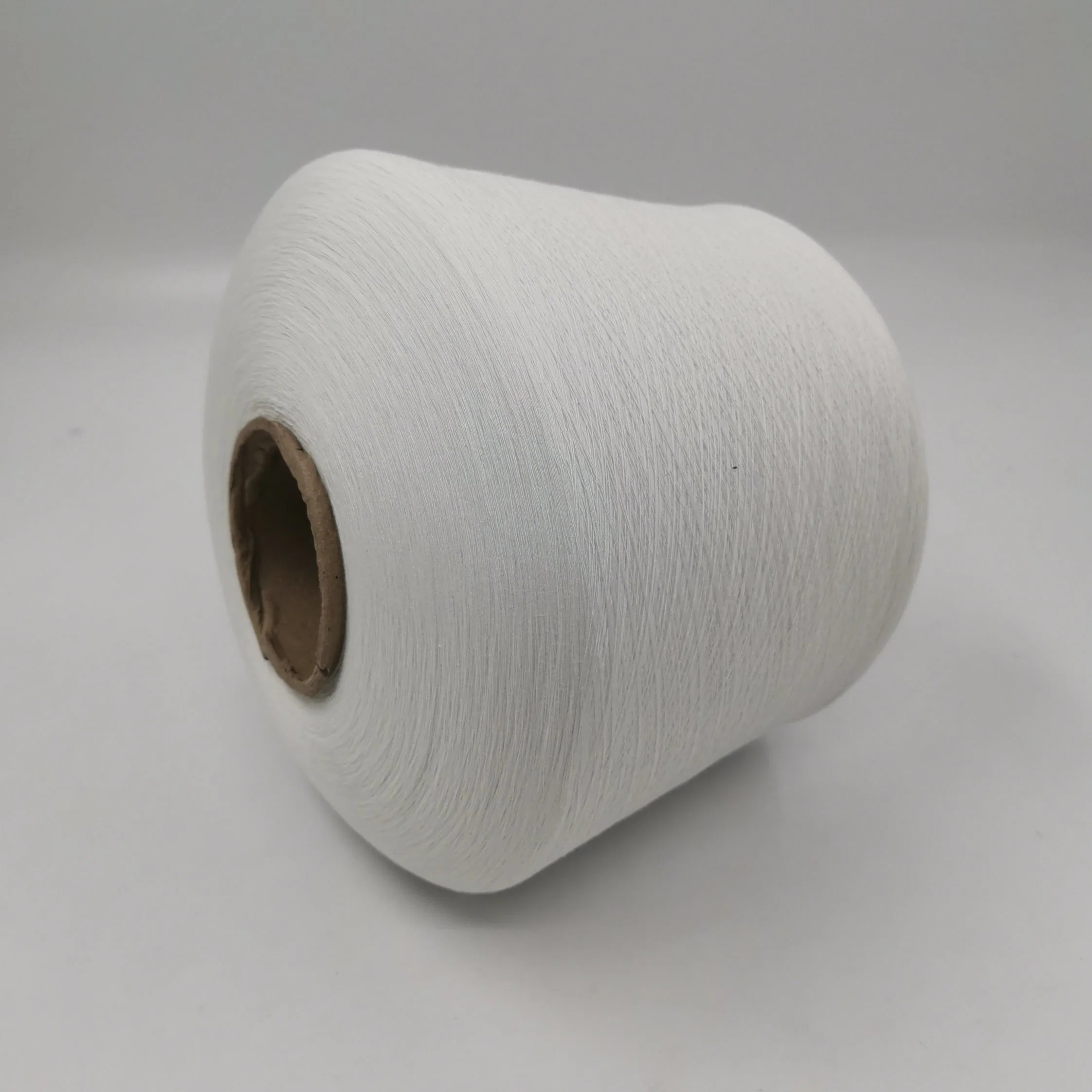 Spandex Core Spun Yarn 20s+40d 100%Polyester Raw