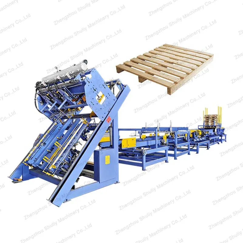 Hot Sell Block Wood Pallet Automatic Production Line