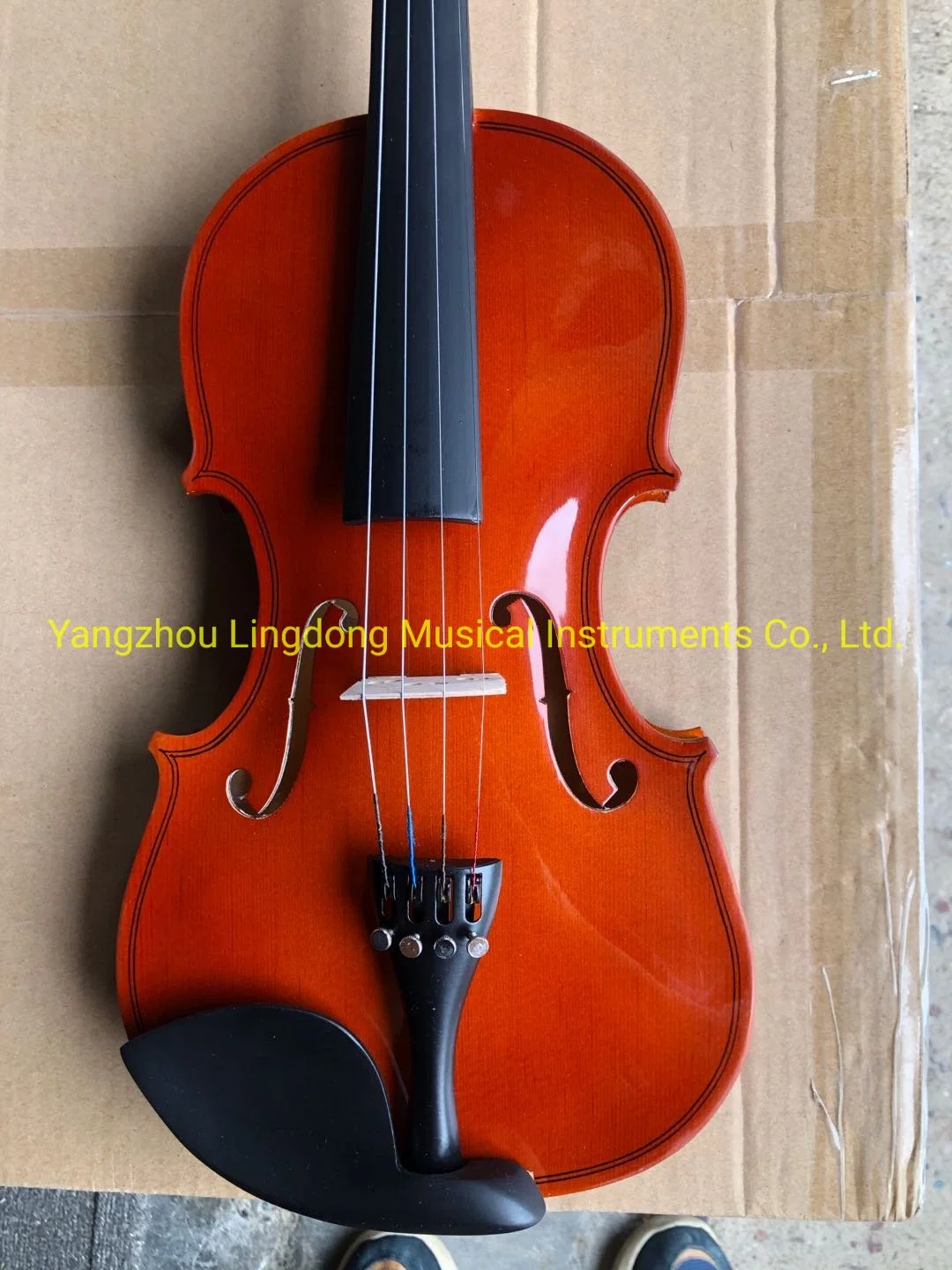 Natural Flame Plywood Violin 4/4 Full Size