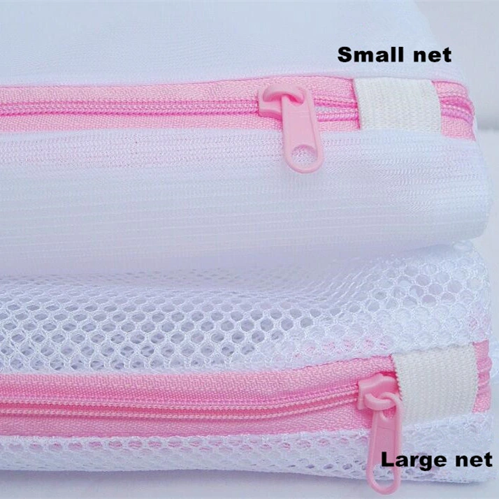 Reusable Customize Laundry Net Bag Coarse Mesh Washing Bag Underwear Washing Bag with Zipper