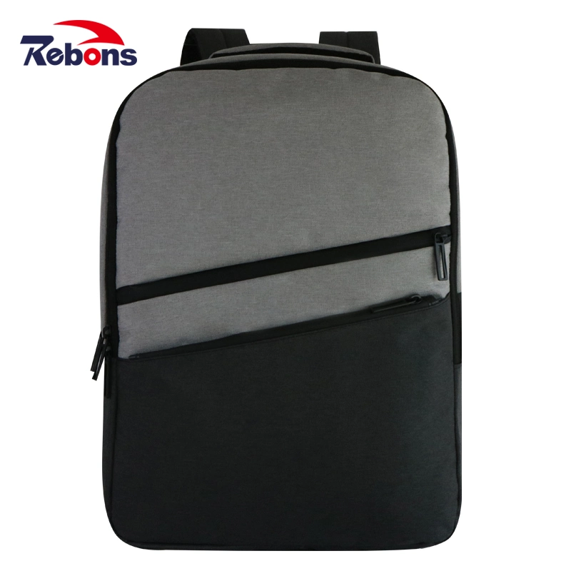 Logotipo personalizado al por mayor OEM 14 15 pulgadas resistente al agua Oxford grande Bolsa de viaje Business Office Maletín Mochila USB computadora portátil para Hombres