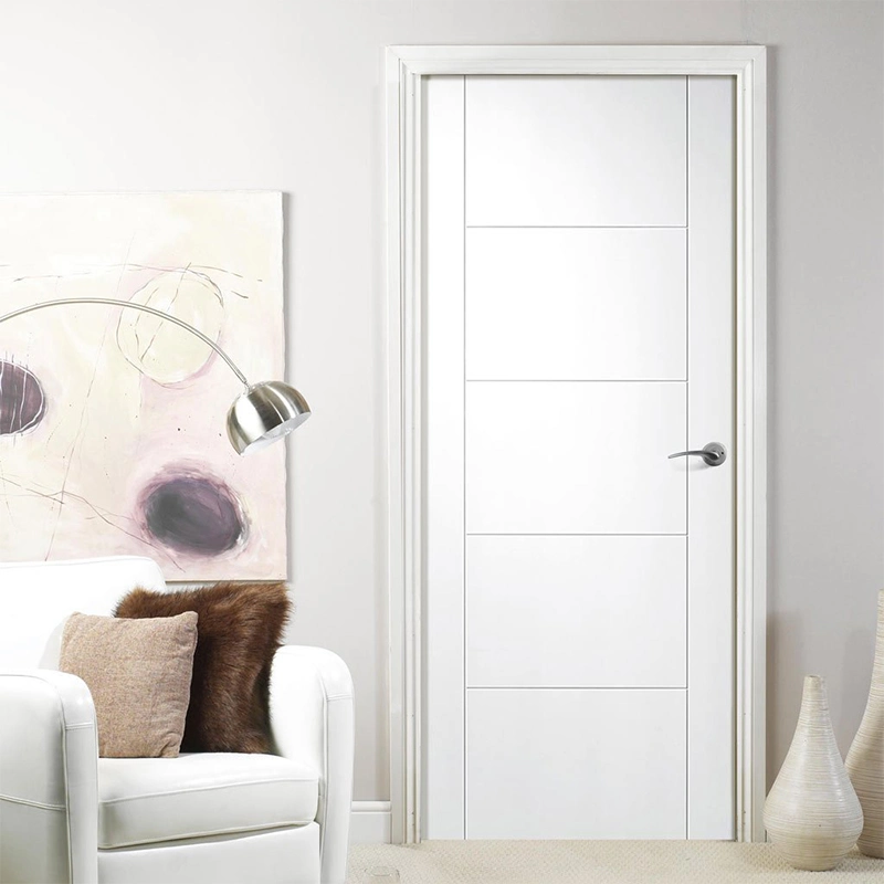 Customized Exquisite White Paint Finished Practical Core Flush Door