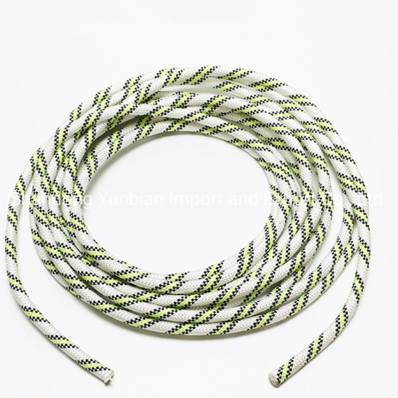 Corde de sécurité en polyester haute résistance corde de sécurité résistante à l'usure corde de sécurité en polyester grimpant