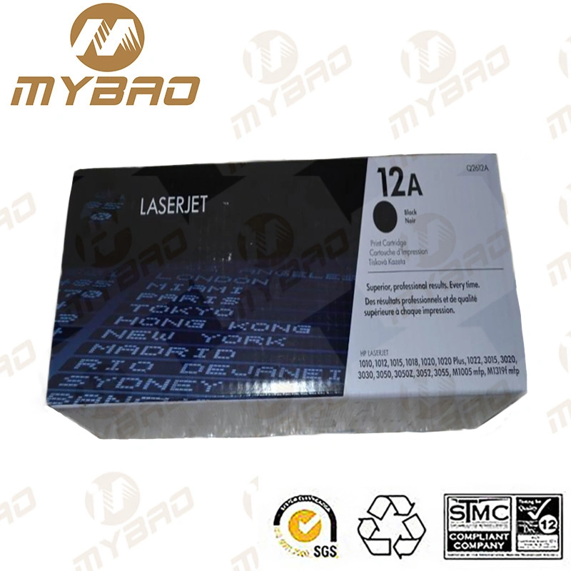 China Premium Q2612A Toner Cartridge for HP Laserjet 1010 1012 1015 1018 1020 1022 3015 3020