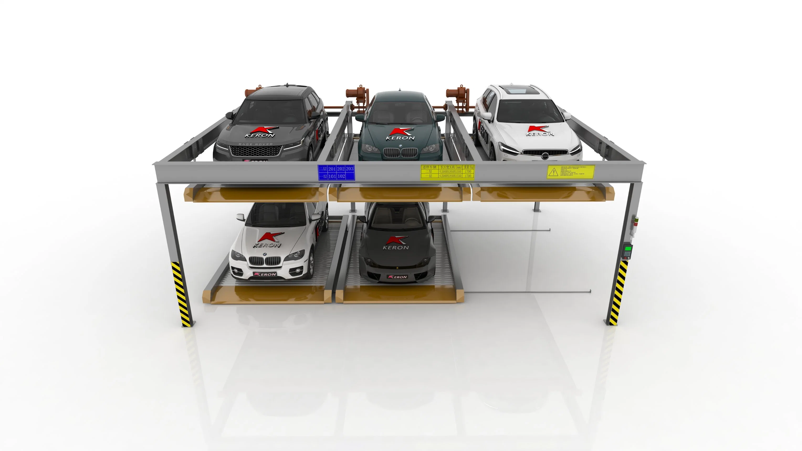 precio de fábrica elevación transversal coche apilado 2 niveles Puzzle vertical Sistema de estacionamiento