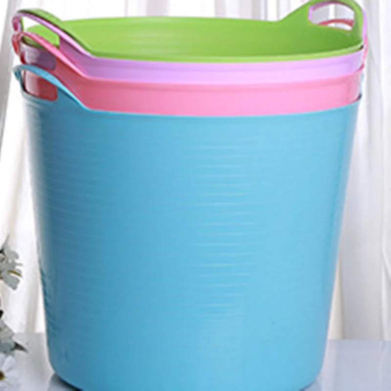 Laundry Box Plastic Dirty Clothing Storage Plastic Basket