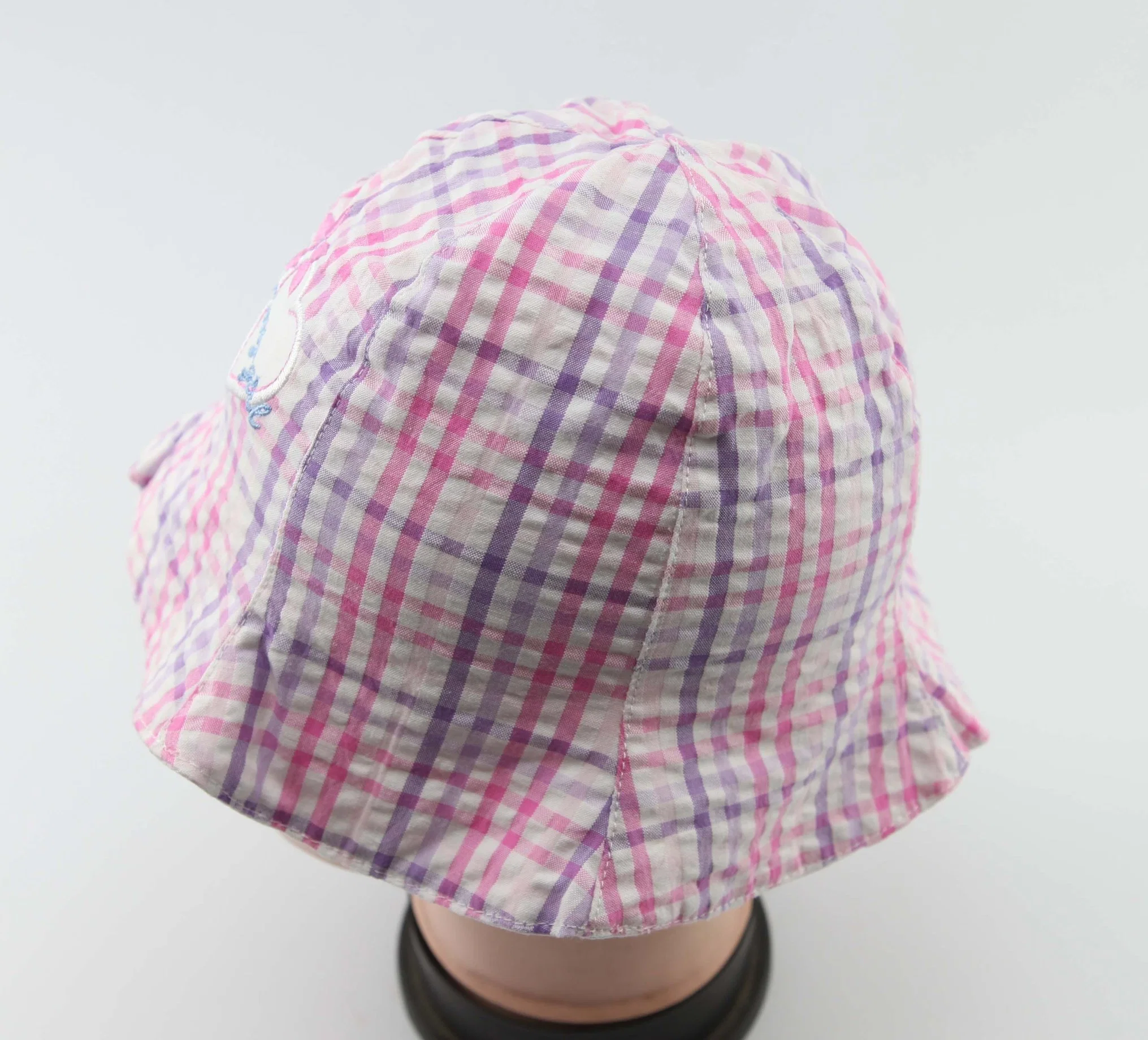 Kids Bucket Hat with Printing and Embroidery Polyester Foldable Soft Summer Fashion Cap for Girls