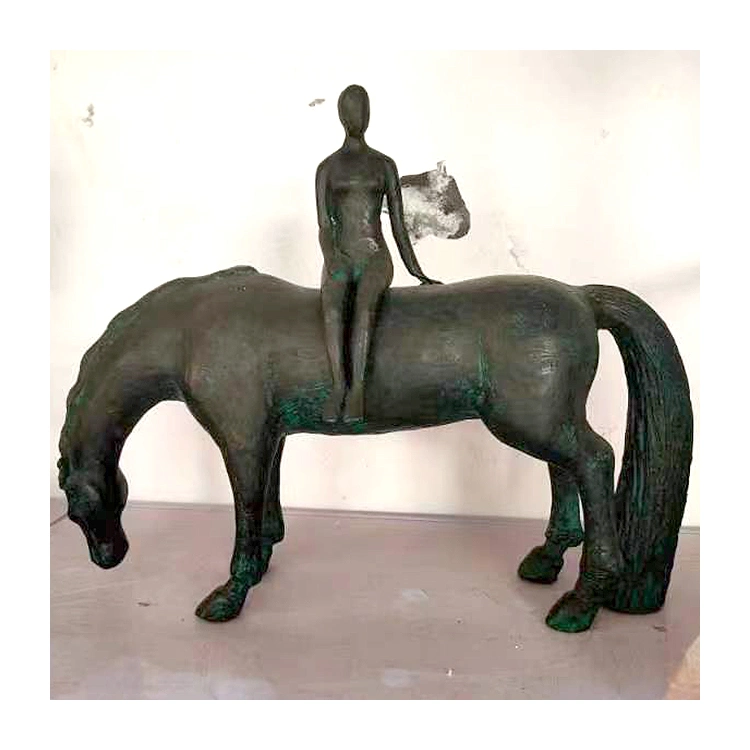 Sculpture Statue Bronze Running Horse Sculpture Bronze Small Statue