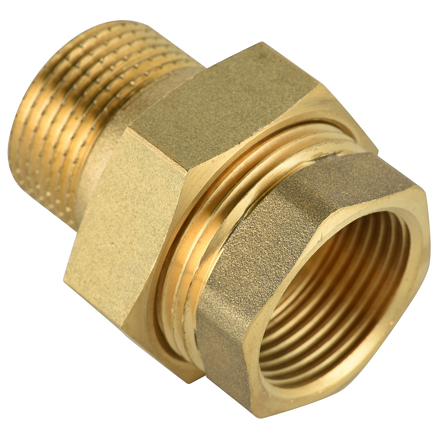 Brass Compression Screw Pipe Plumbing Fitting Extension Fitting M/M Thread