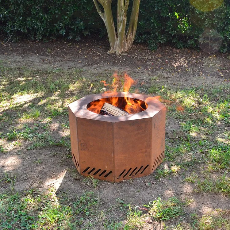 Customized Corten Steel Garden Decoration Metal Fire Pit