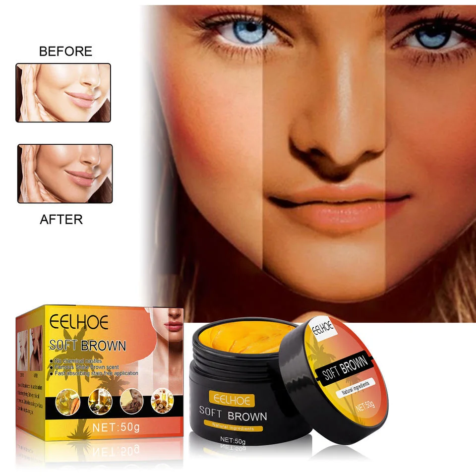 Wholesale Sunbed Cream Indoor Face and Body Tan Organic Gradual Self Tanning Lotion