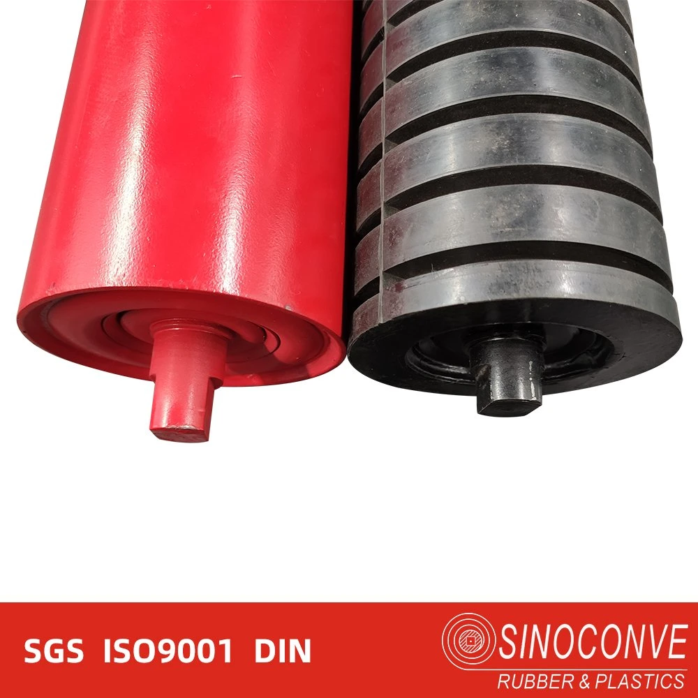 Factory Supplier Whole Sets Equipment Parts Iron Paint-Coated Coal Mine Conveyor Belt Roller