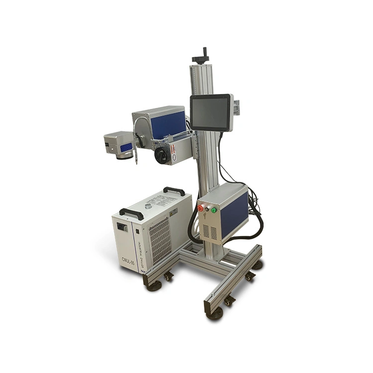 Máquina de impressão a laser UV Fly de 3 W com ecrã tátil para Autoocar Peças/Gold Jewellery/Medical Equipment