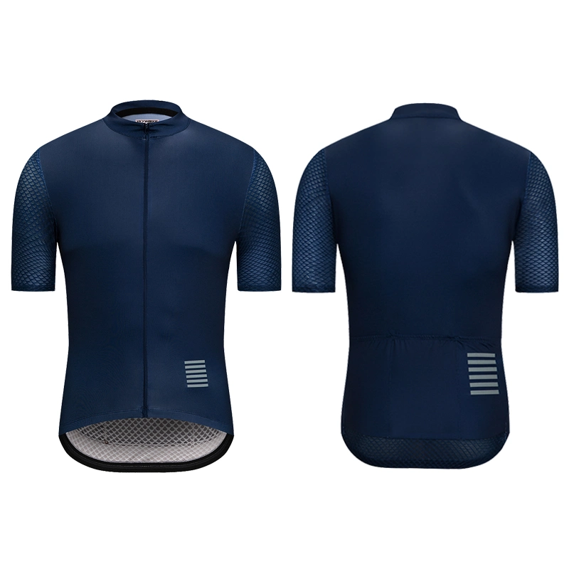 Custom Design Breathable Cycling Wear Bike Shirts Short Sleeve Bicycle Jersey