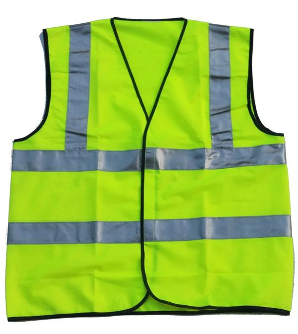 Safetree CE En 471 100GSM Fabric with 100% Polyester Safety Vest with High Reflective Tapes