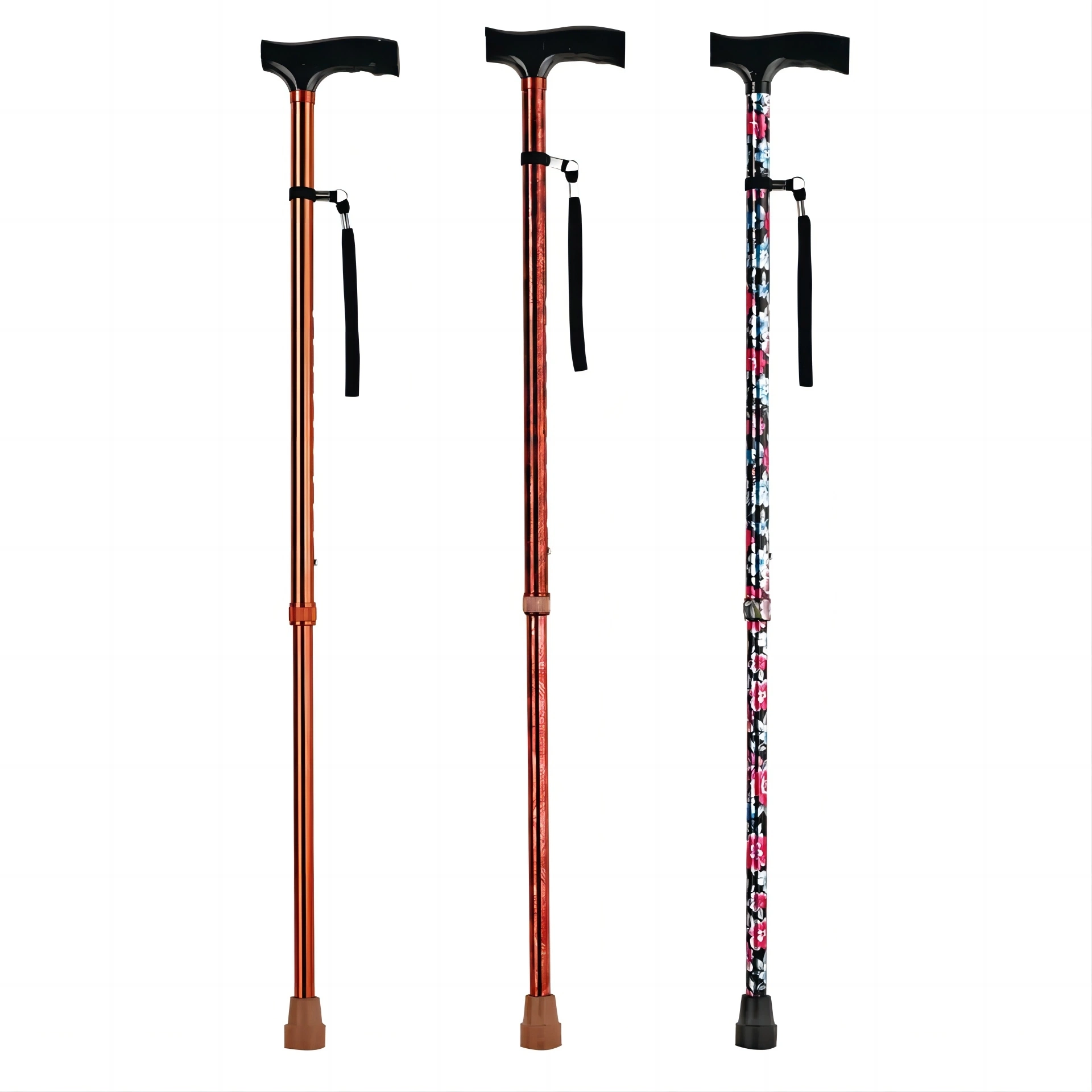 Multifunctional Elderly Foldable Walking Stick