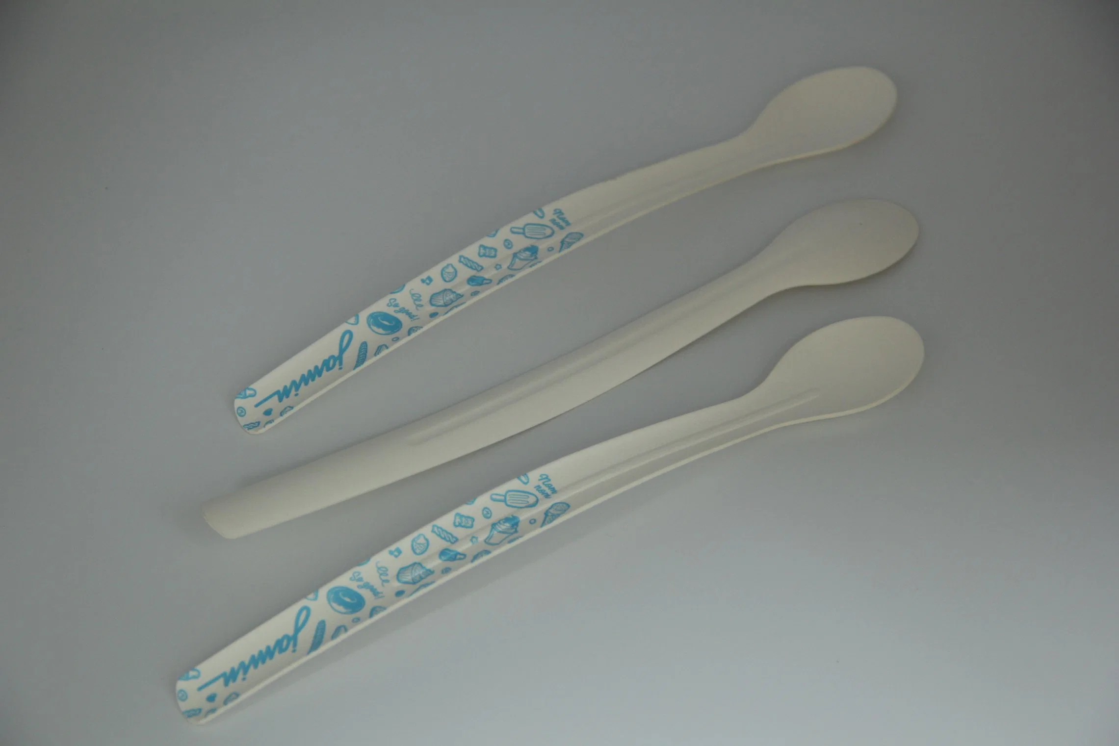 Wholesale/Supplier Dessert Teak Paper Spoons Disposable Mini Paper Baby Spoon and Fork