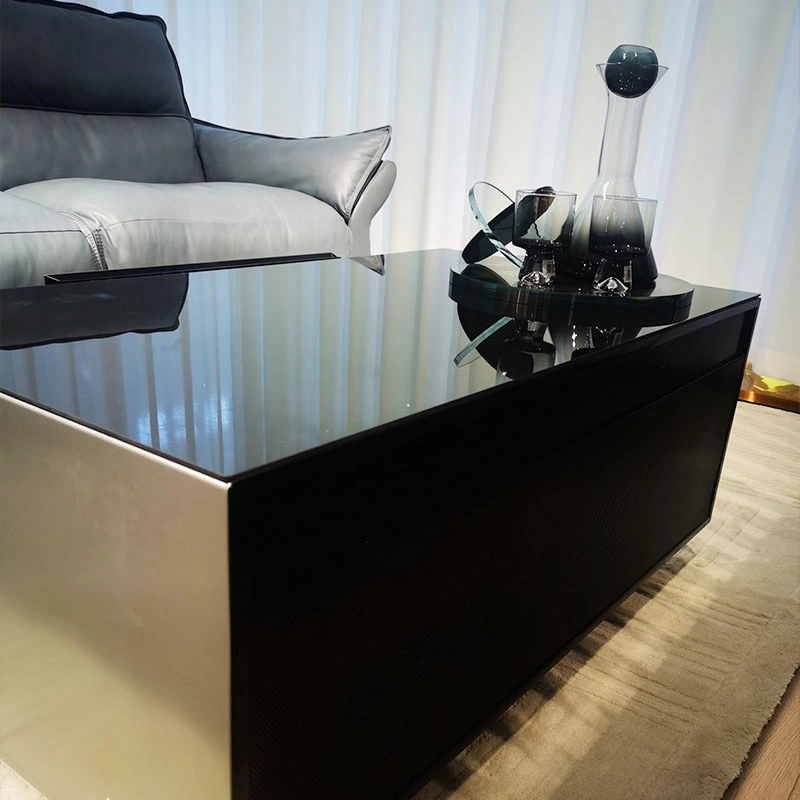 2023 Smart Coffee Table with Fridge and Audio Bluetooth Speaker