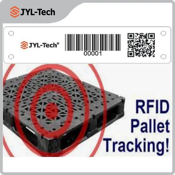 تعقّب اللوح UHF 860-960 ميغاهرتز Pallet RFID Tag PVC Pet بطاقات المنصة