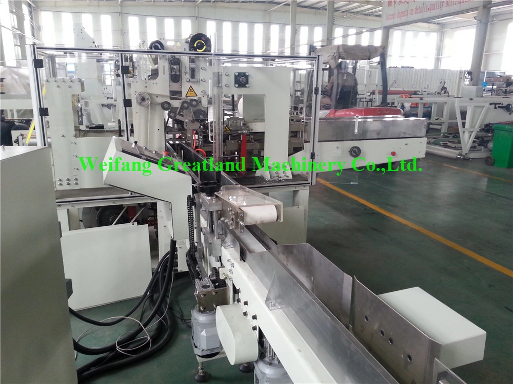 3-7ton 100bag Automatic V Fold Facial Tissue Wet Towel Paper Making Machine