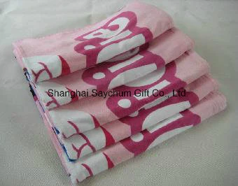 Custom Logo Microfiber Printing Beach Towel Bath Towel for Promotional Use