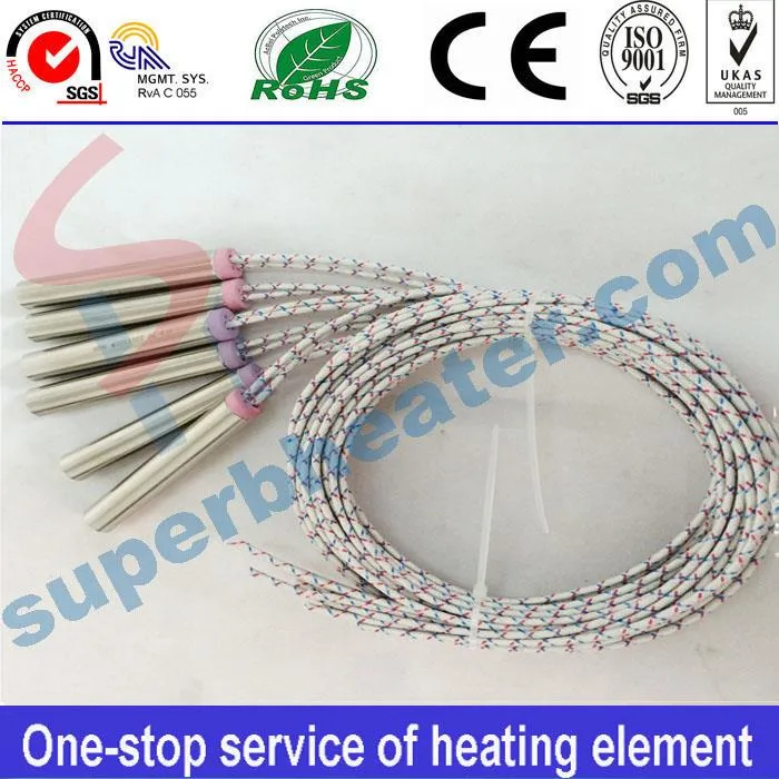 Factory Directly 3D Printer Element Cartridge Heater with 15' Lead Wire