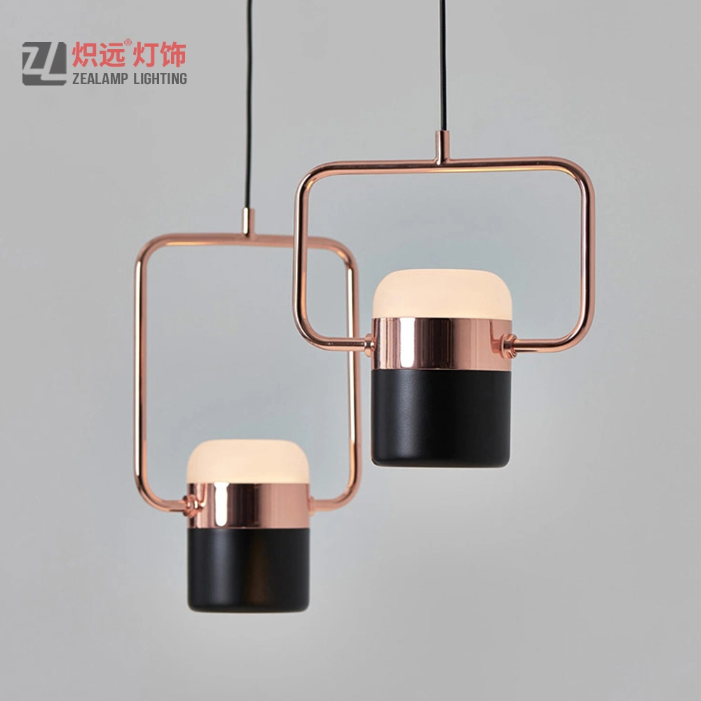 Post Modern Hotel Living Room Aluminum Acrylic Pendant Lamp