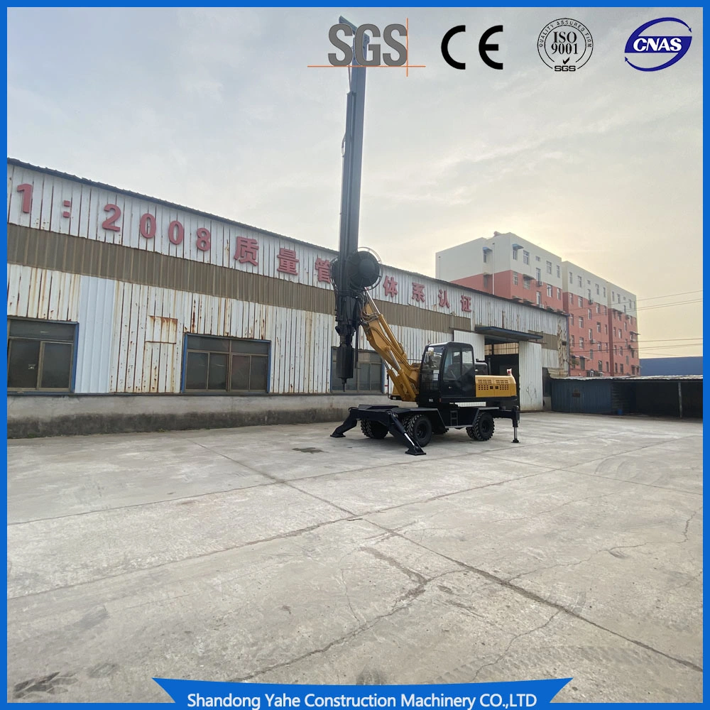 Wheeled Core Drilling Rig with Two Drill Bit