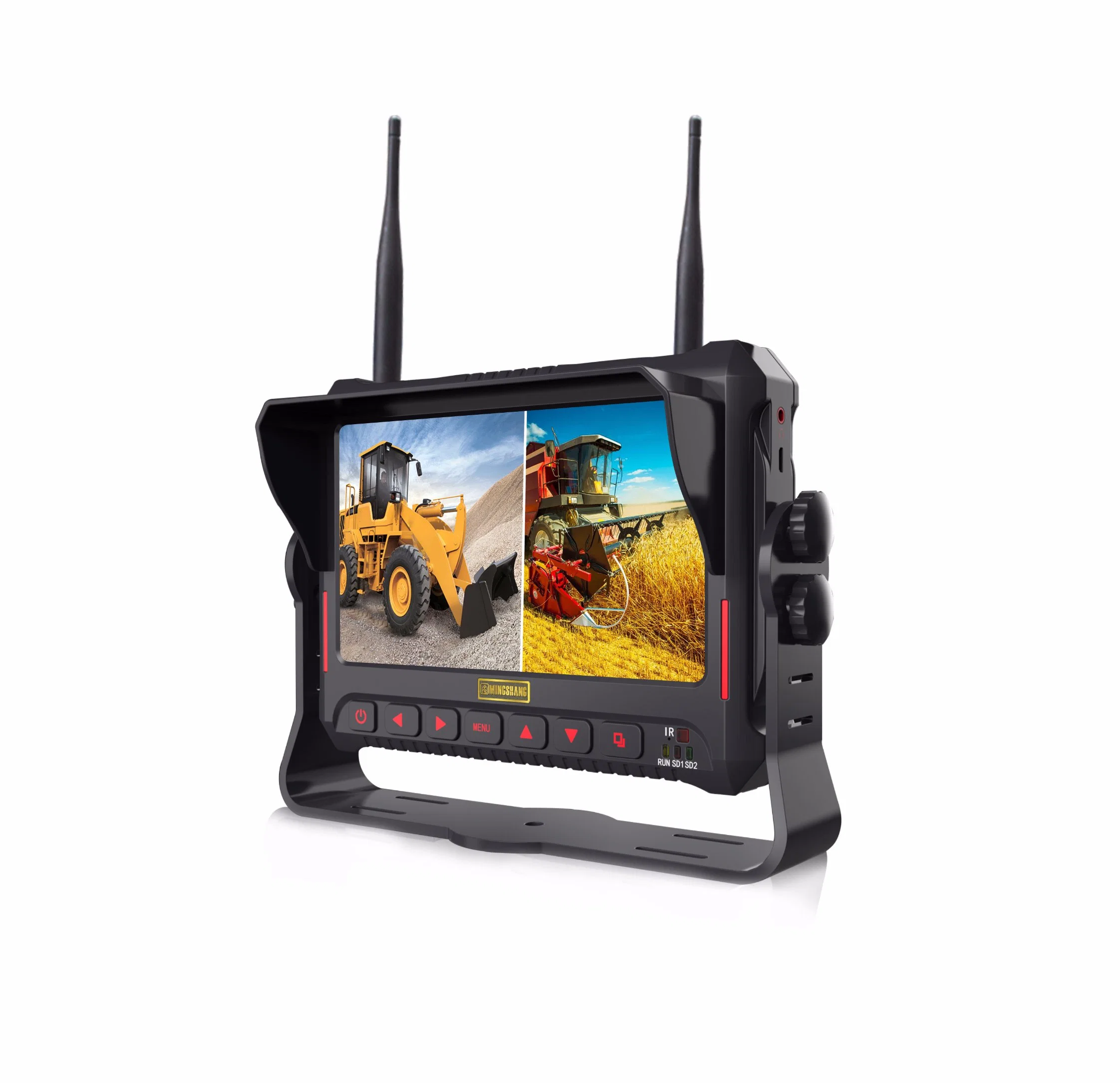 7" 4channels Wireless Rear View Safety Recording Monitor