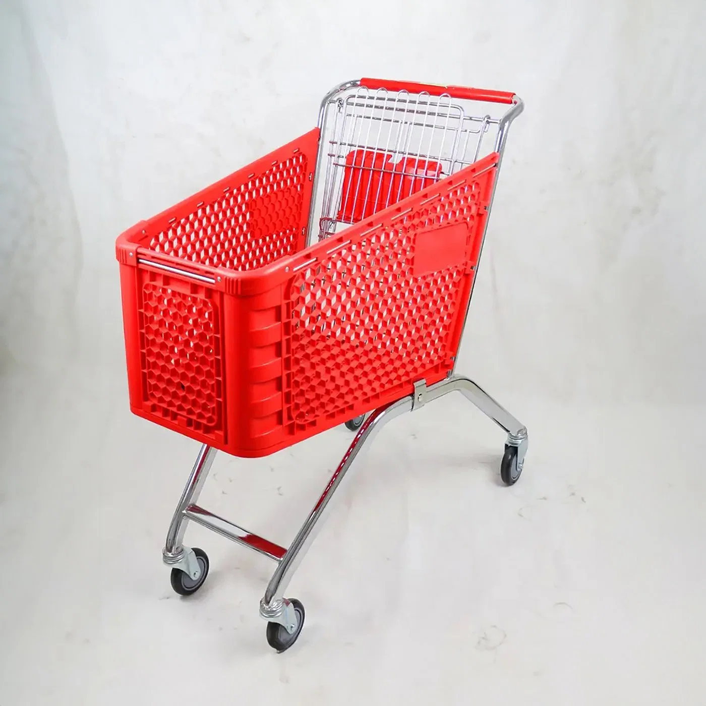 Zippy Plastic Basket Trolley for High-Energy Outings