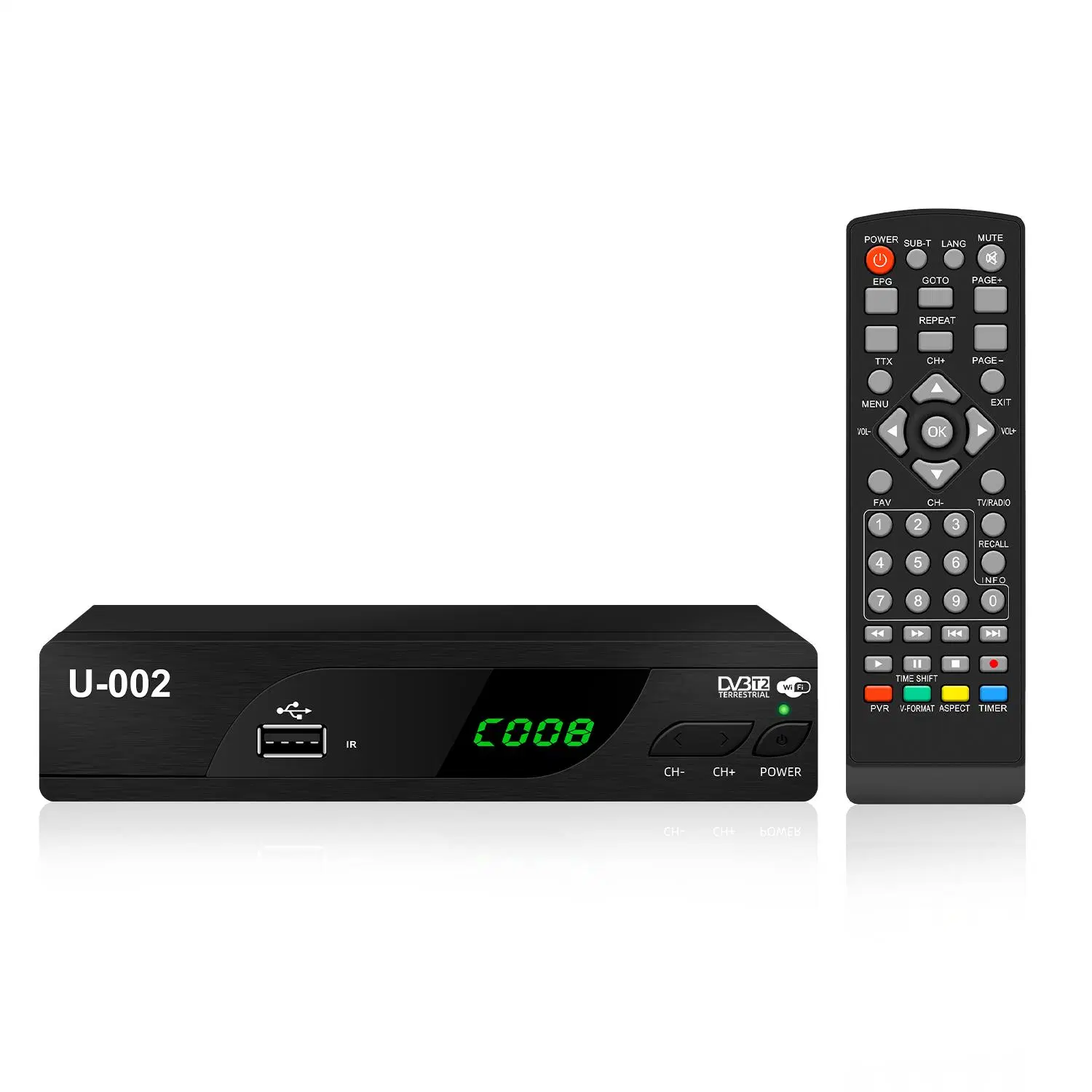 Großhandel/LieferantspunktTV-Box DVB-T2 Digital TV Receiver unterstützt DVB-C Funktion Für Indonesien