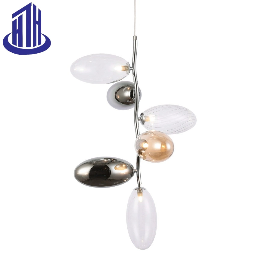 2023 New Modern Interior Grape Glass Ceiling Pendant Chandelier (7010)