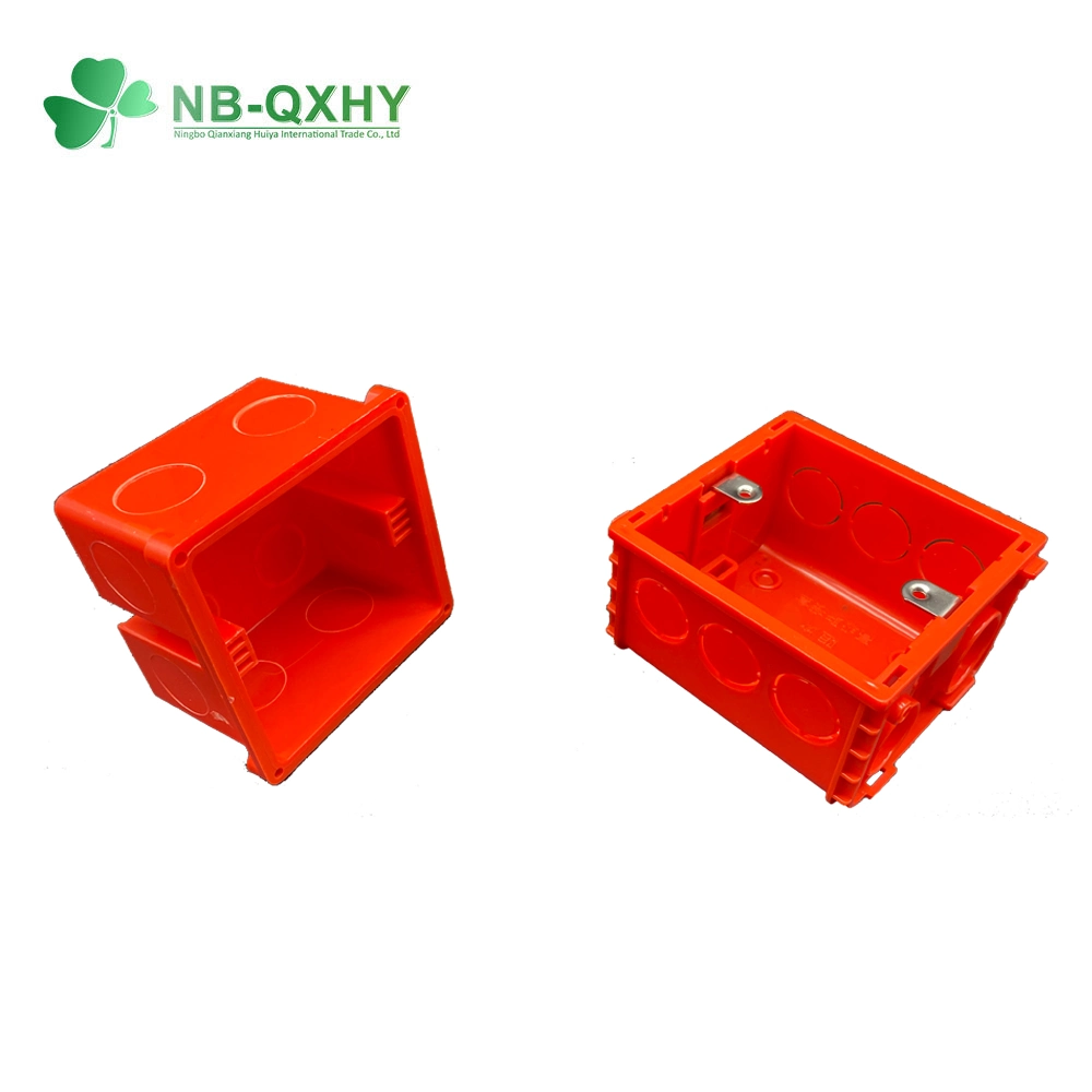 Wholesale/Supplier Blue PVC Conduit Fitting Electric Wire Switch Box for Conduit